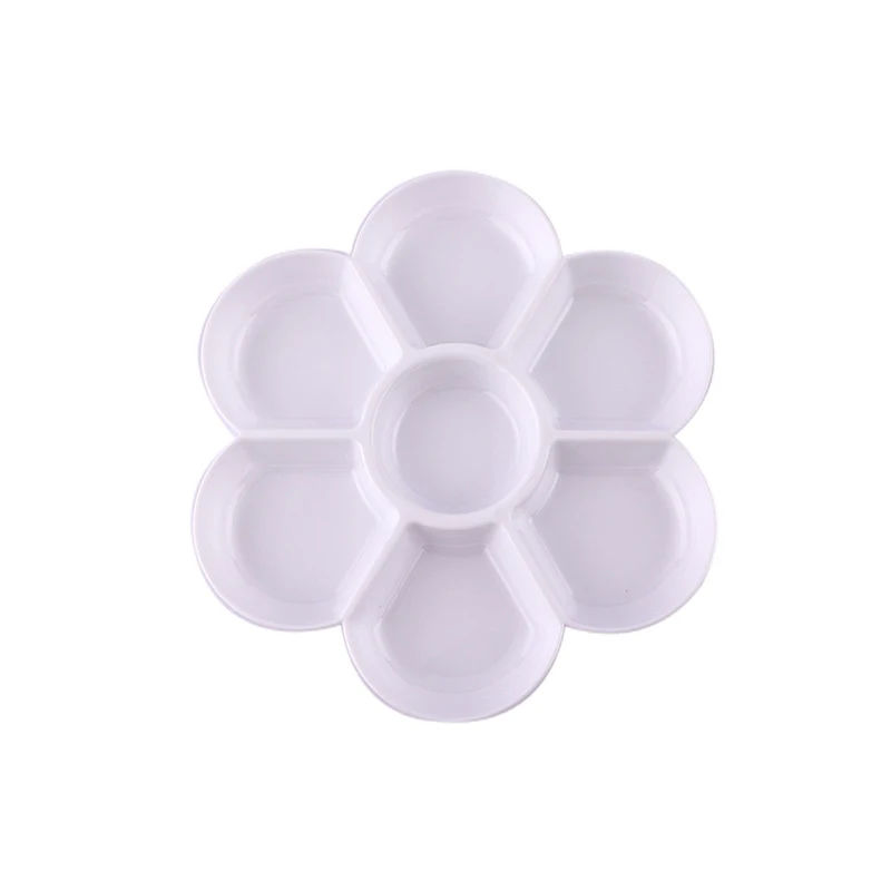 يمكن إعادة استخدام لوحة اللوحة متعددة الأشكال وصينية الطلاء ولوحة الألوان والألوان المائية وصندوق لوحة الرسم الزيتي