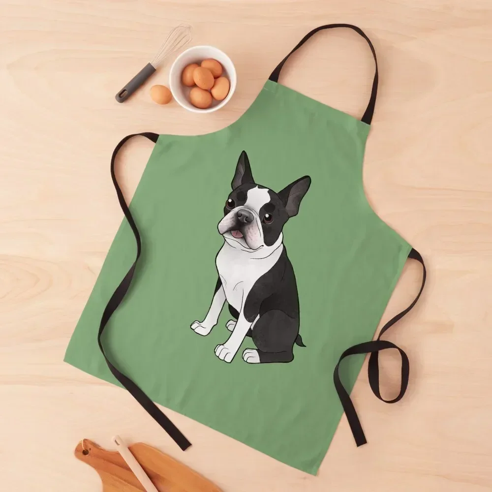

Boston Terrier Apron Kitchen For Man useful gadgets for home Kitchens Men christmas 2025 Apron