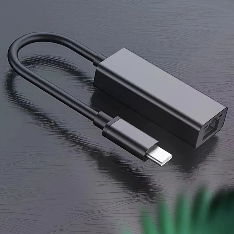 

100/1000Mbps USB C External Ethernet Adapter Network Card Type C To RJ45 LAN Wired Internet Cable For MacBook PC Windows 7 8 10