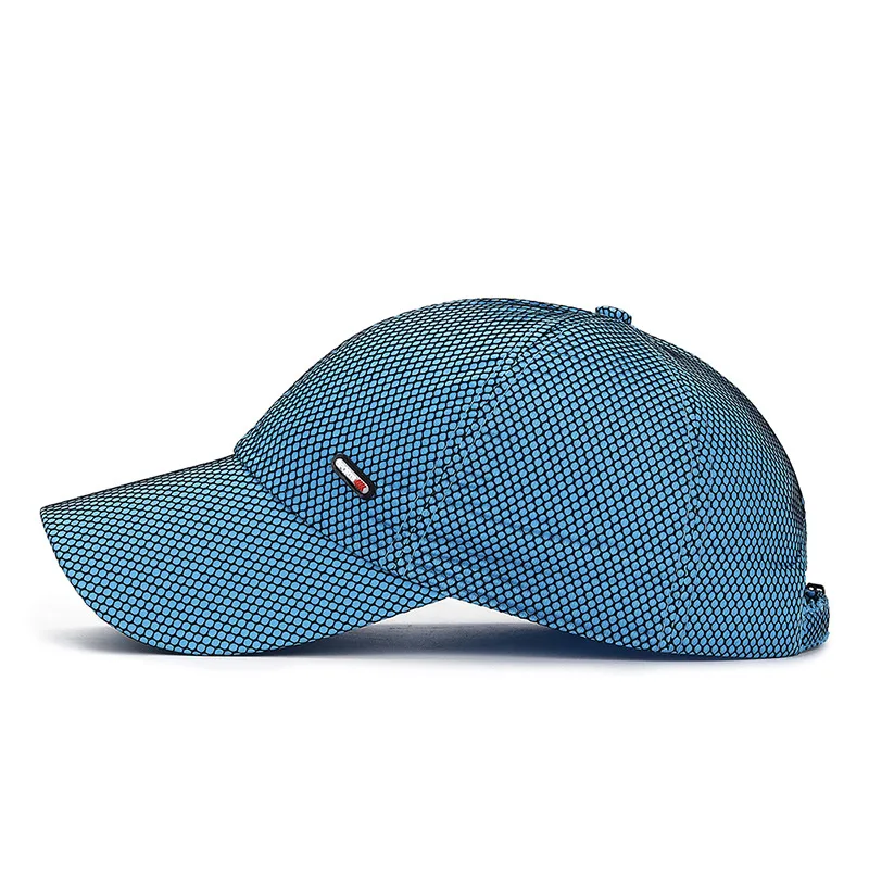 2023 New Men Women Summer Golf Cap Quick Drying Hats Unisex Breathable Sport Pure Color Snapback Hat Bone Baseball Hat