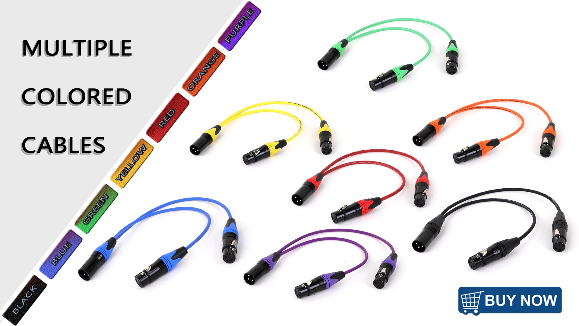 1PC 3Pin XLR Kabel Männlich zu Weiblich Kunststoff Anschlüsse OFC Kupfer Abgeschirmt für Mixer Mikrofon Verstärker 0,3 m 1 m 2 m 3 m 5 m 10 m 15 m – Detail 16