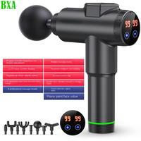 Electric LCD Screen Fascia Gun with 8 Heads Neuk Massage Gun Body Massager Professional Muscle Massager Relaxation Treatment