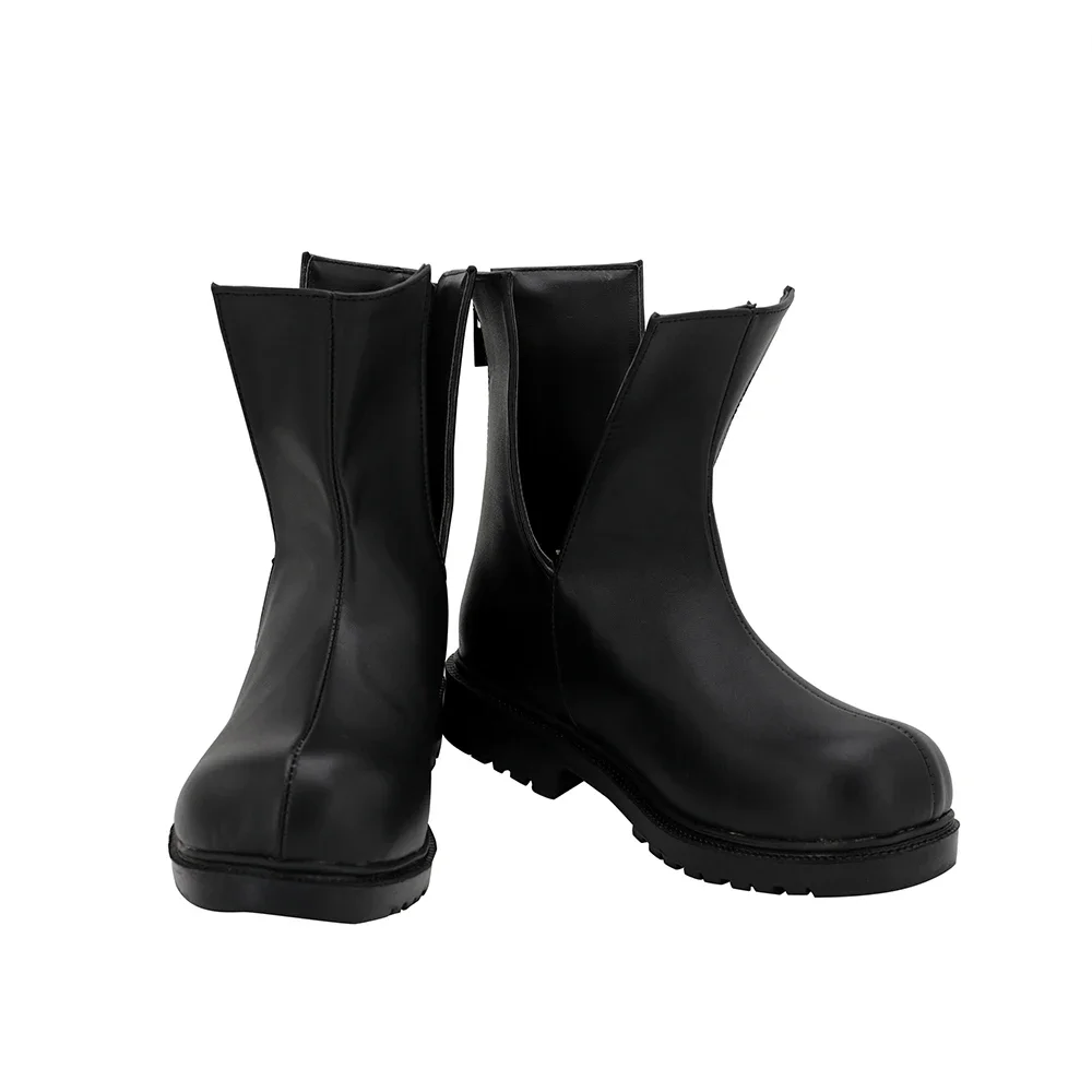 Botas de Cosplay del juego Arknights Faust, zapatos negros hechos a medida para Unisex, cualquier tamaño