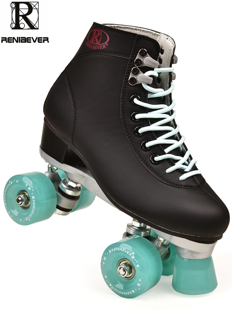 Roue à roulettes Façades de patins à roulettes Chaussures de skate à 4 roues