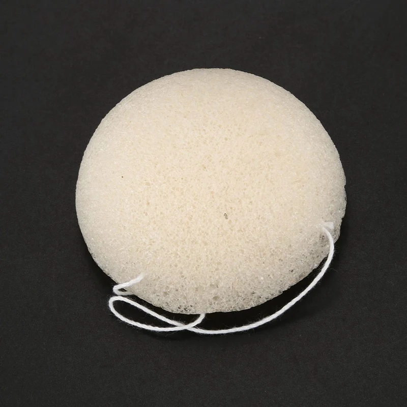 Éponge naturelle pour livres Konjac, visage blanc, 10 pièces