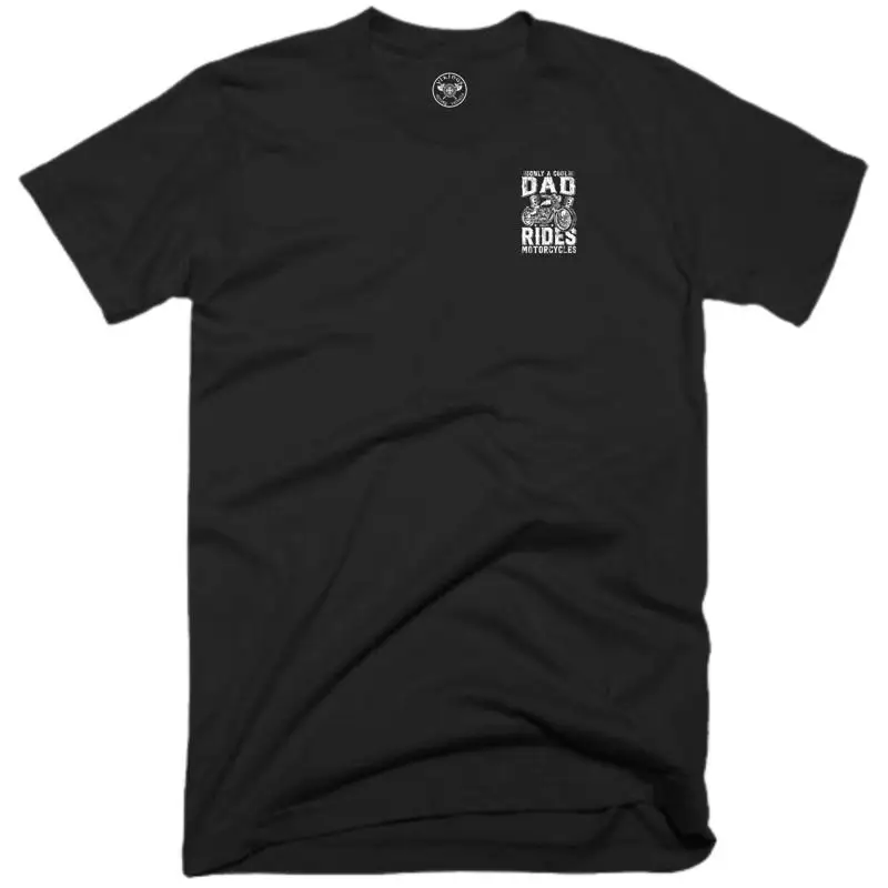 Крутая байкерская футболка для папы, маленькая повседневная одежда, забавный подарок на день рождения для папы, день отца, топ