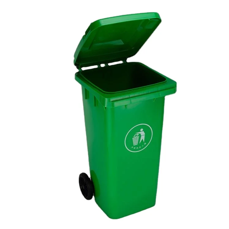 Factory wholesale waste bin 120 trash cans plastic for outdoor