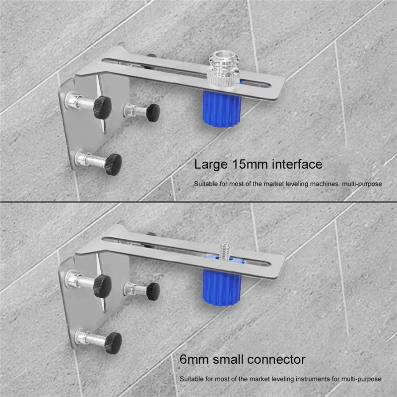 

THIVN-Level Wall Bracket Adjustable Portable Wall Mounted Holder Thickened Stainless Steel Level Wall Mount Bracket