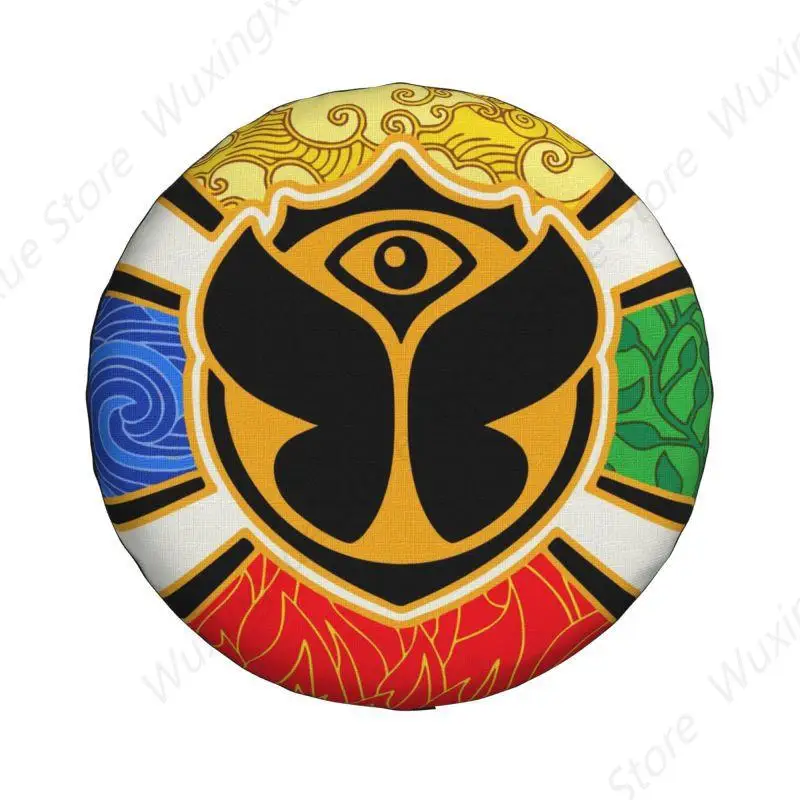 Tomorrowland Flag Spare Tire Cover for Suzuki Mitsubish SUV RV 4x4 Car Wheel Protectors Accessories 14