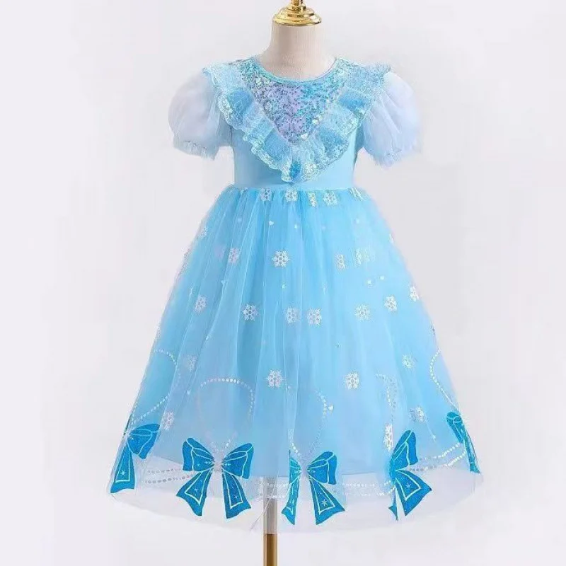 Mädchen Prinzessin Kleid Cosplay Kostüme Sommer Kinder Süße Puffy Kleid Kinder Karneval Party Geburtstag Geschenke Kleider 2-10 Jahre