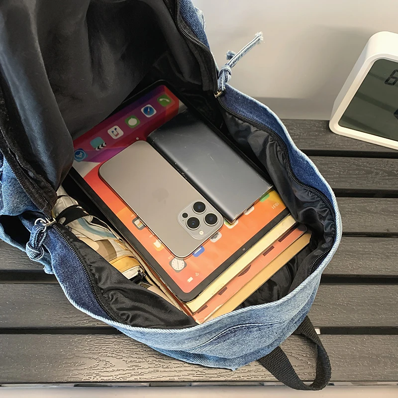 Dziewczęcy plecak szkolny z tkaniny, nowa moda, plecak dla studentki, styl vintage, damski plecak płócienny, torba na laptopa, plecak podróżny, kawaii, plecak damski.