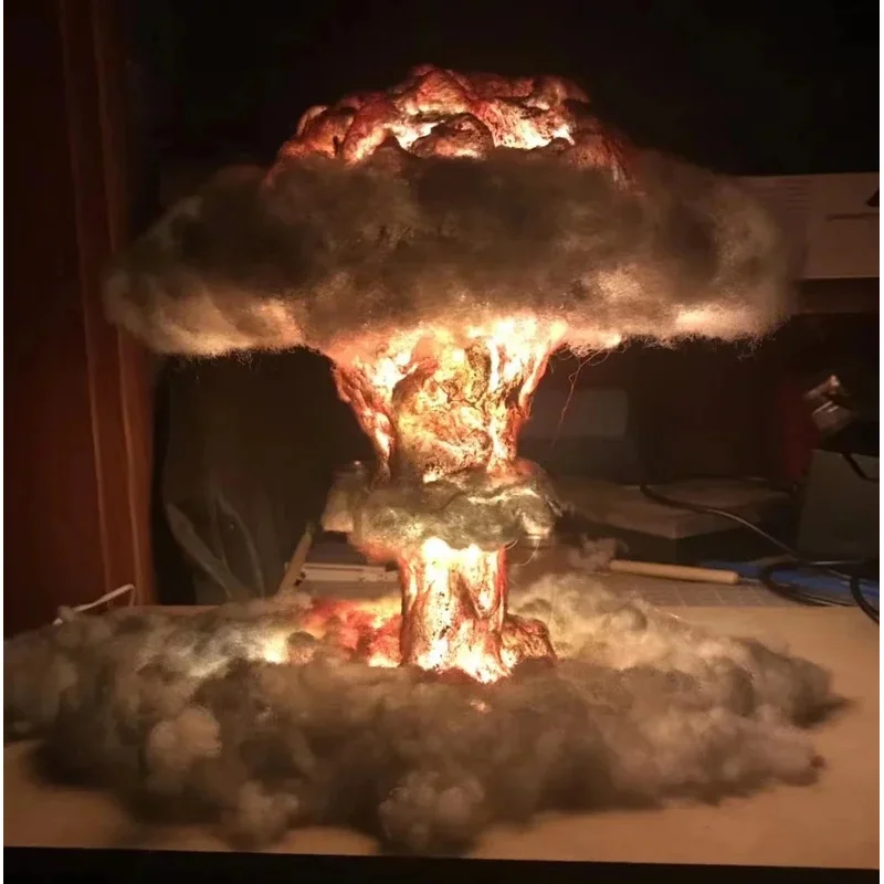 explosion mushroom creative decorative table lamp luminous collection gifts atomic nuclear bomb cloud