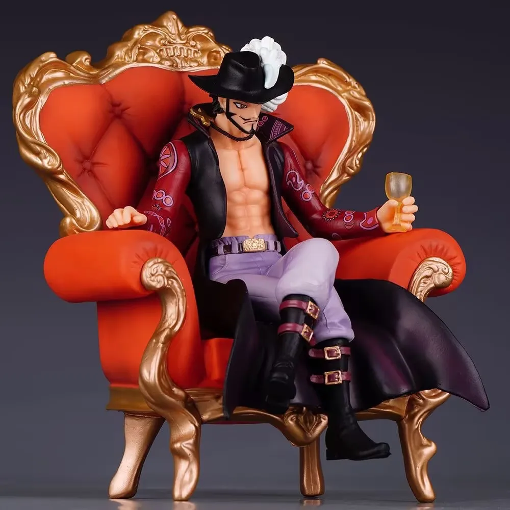 PVCガレージアニメフィギュア,22cm,装飾,オーナメント,子供のおもちゃ,ホークアイ,ドラキュールミホーク,ドフラミンゴ