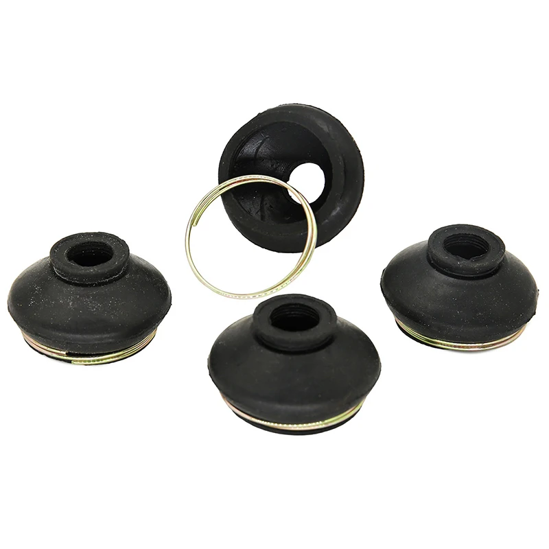 4Pcs Steering Tie Rod End Dust Cover Rubber Ball Joint Boot For ATV Go Kart Quad Bike