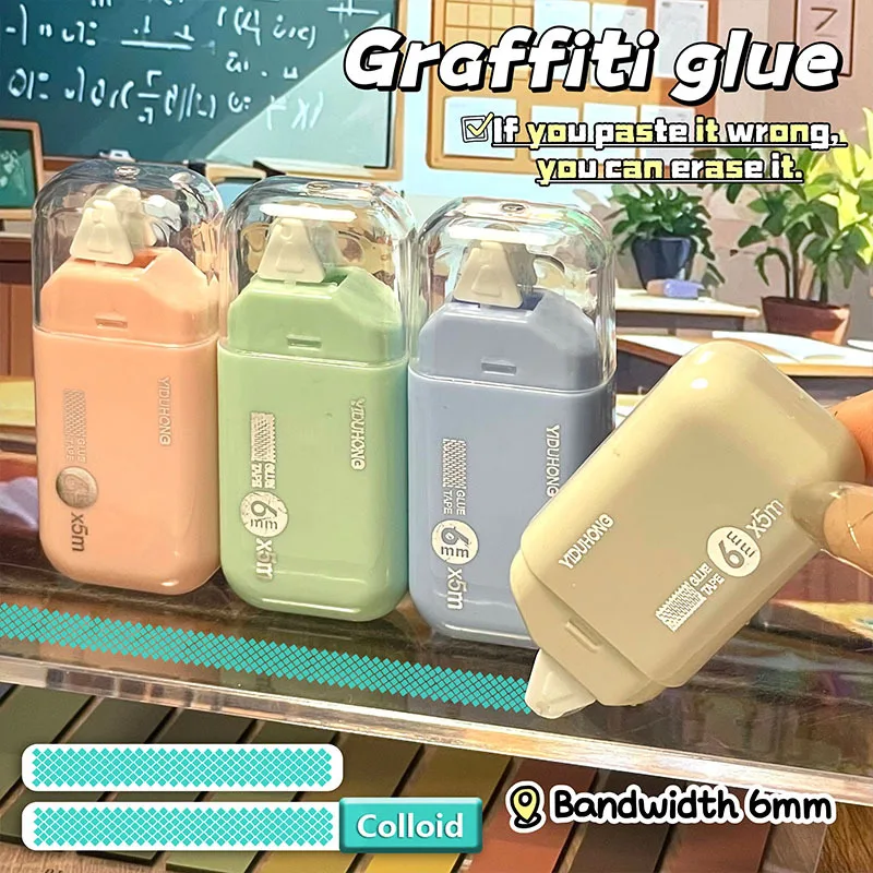 

Erasable Double-Sided Adhesive Dots Glue Tape, Acid Free & Archival-Safe, Permanent Tape Roller Tape Runner, Adhesive Tape Dis