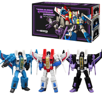 In Stock Transformation Toys PT-F15 Starscream Skywarp Thundercracker KO Transformer Robot G1 Anime Action Figure Model Toys