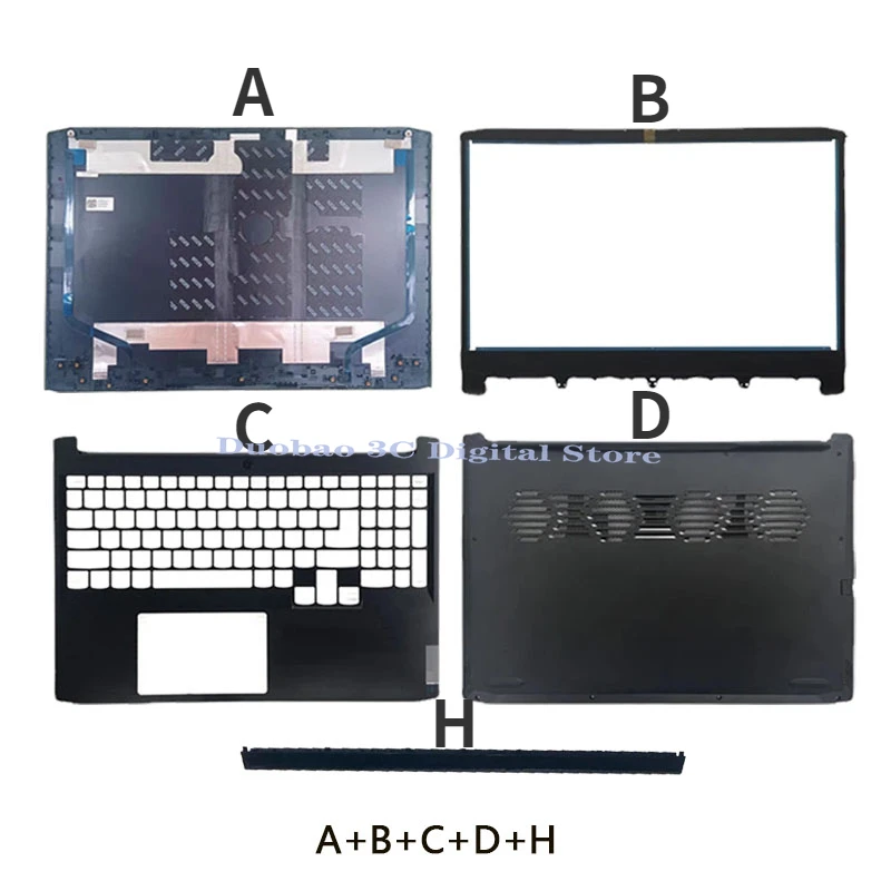 

New For Lenovo Ideapad Gaming 3-15IHU6 3-15ACH6 Laptop LCD Back Top Cover Front Bezel Palmrest Upper Bottom Case