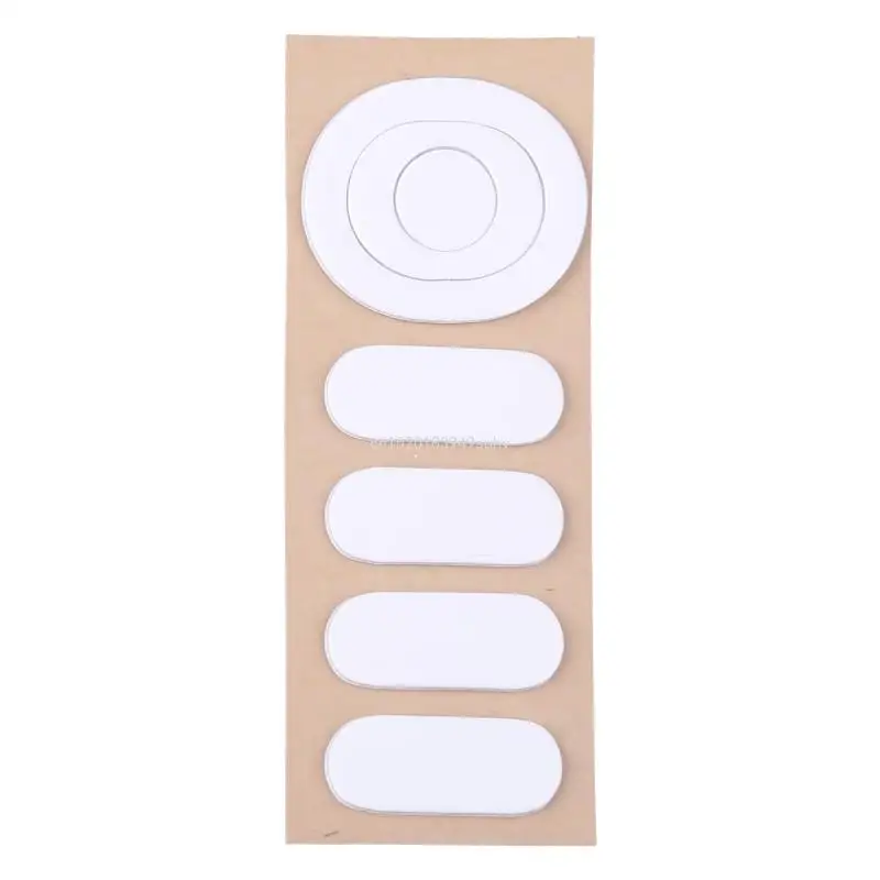 1 Juego para patines ratón G304 G305, mejora los pies del ratón con bordes curvos