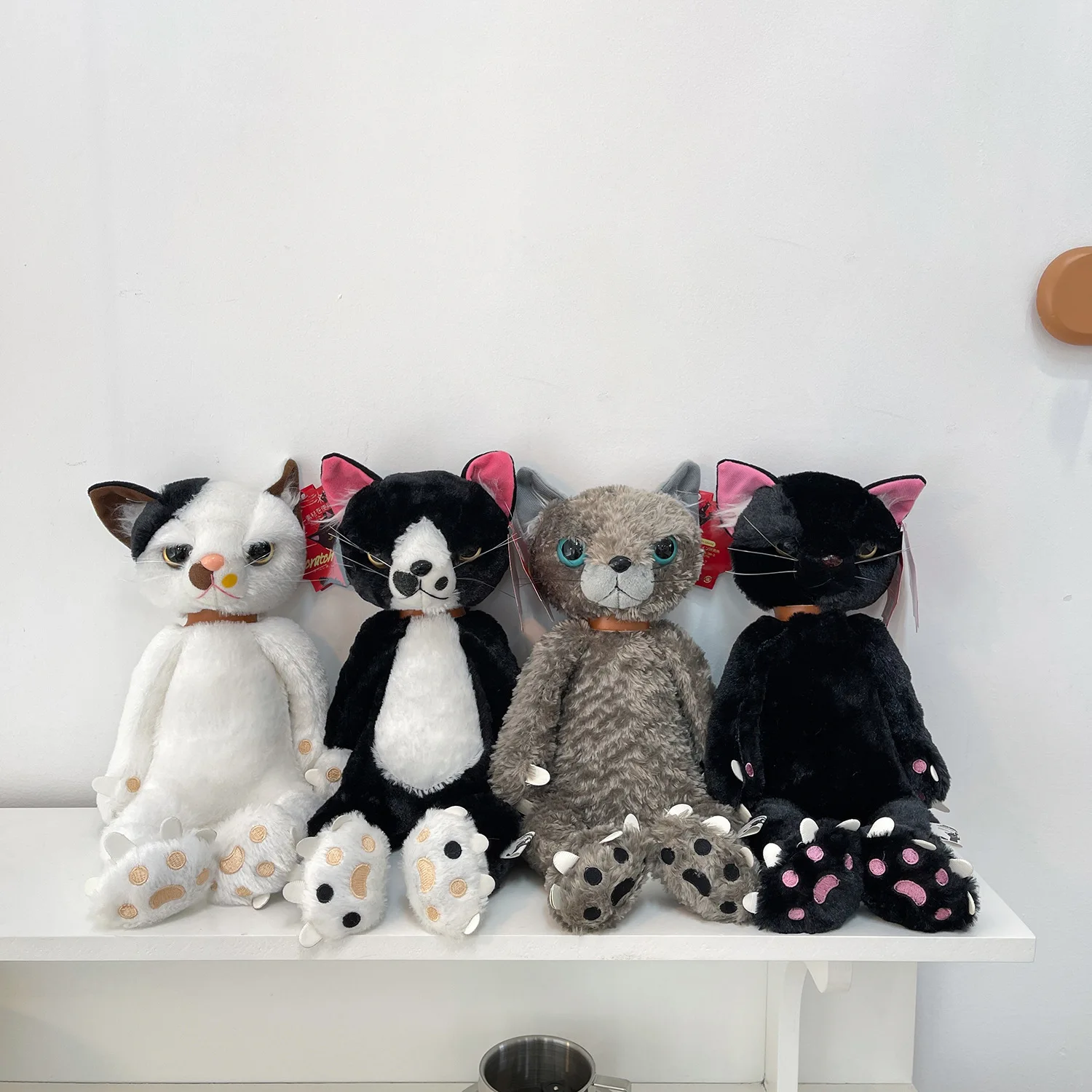 Personalized Cat Plush Stuffed Toy Simulation Personalized Stinky Face Cat Doll Cat Children's Birthday Gift Room Decoration