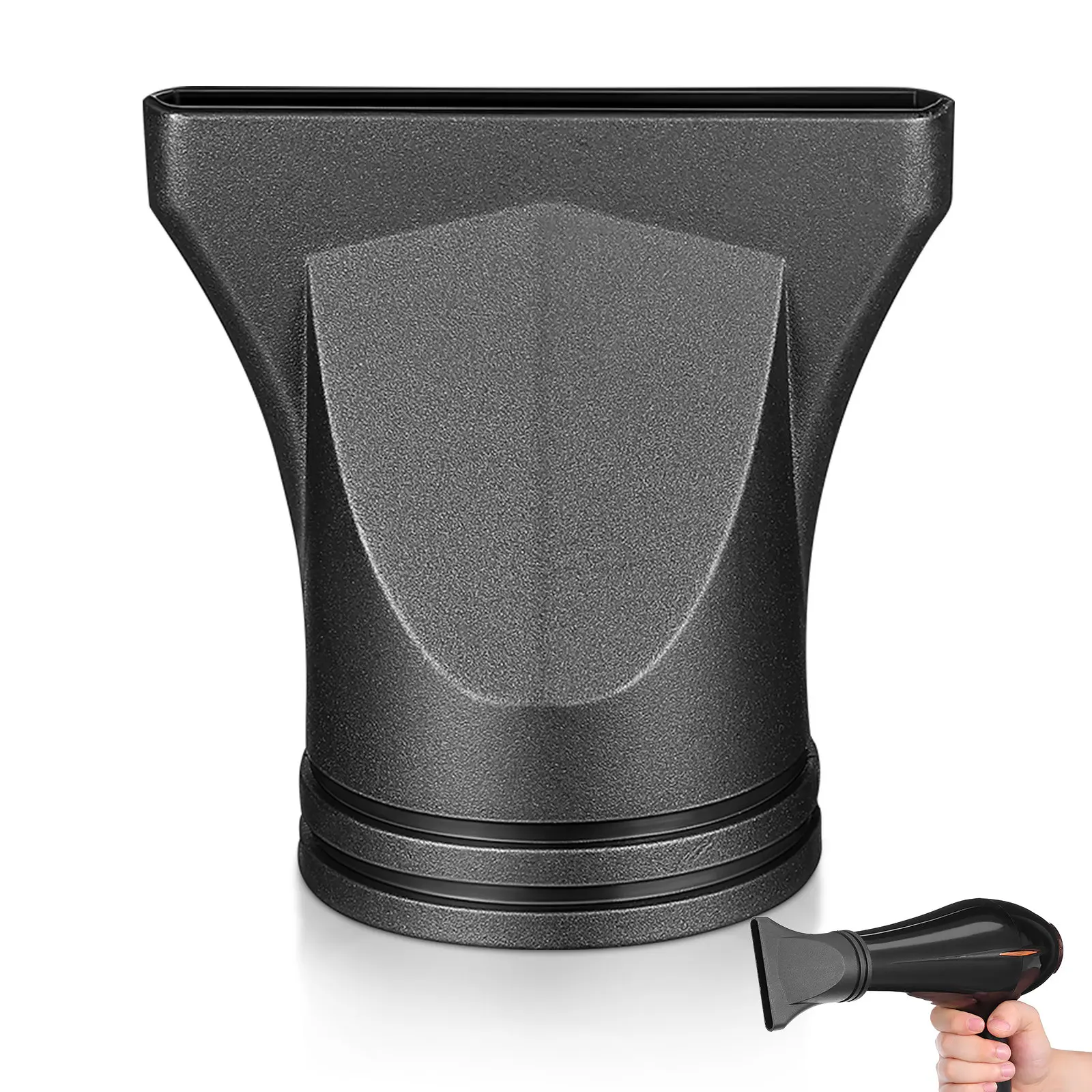 Hair Dryer Concentrator Nozzle Replacement Flat Blow Dryer Attachment Salon Styling Tool Precise