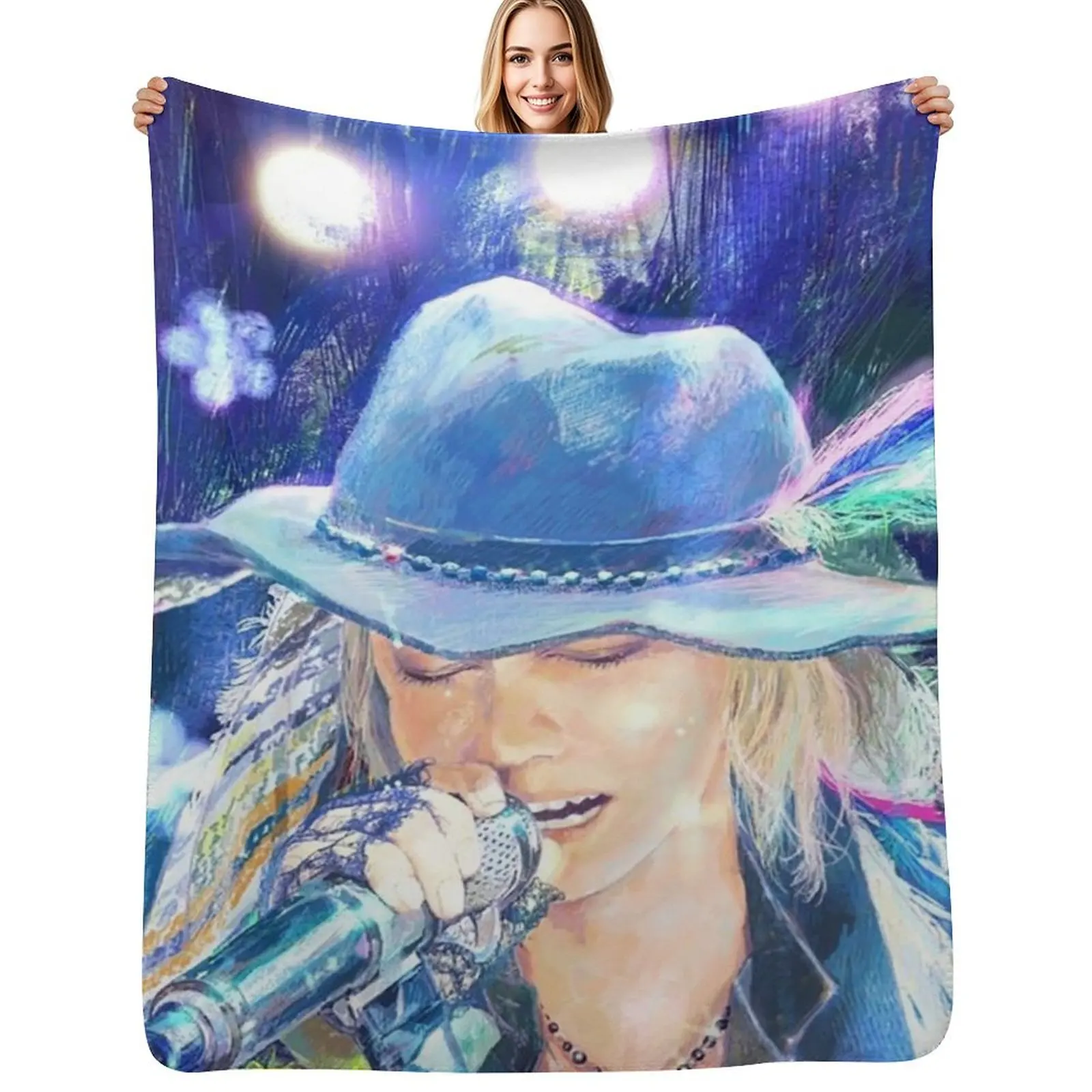 

hitomi no jyunin Throw Blanket blankets and throws Hairy Decorative Throw Decorative Sofa Blankets