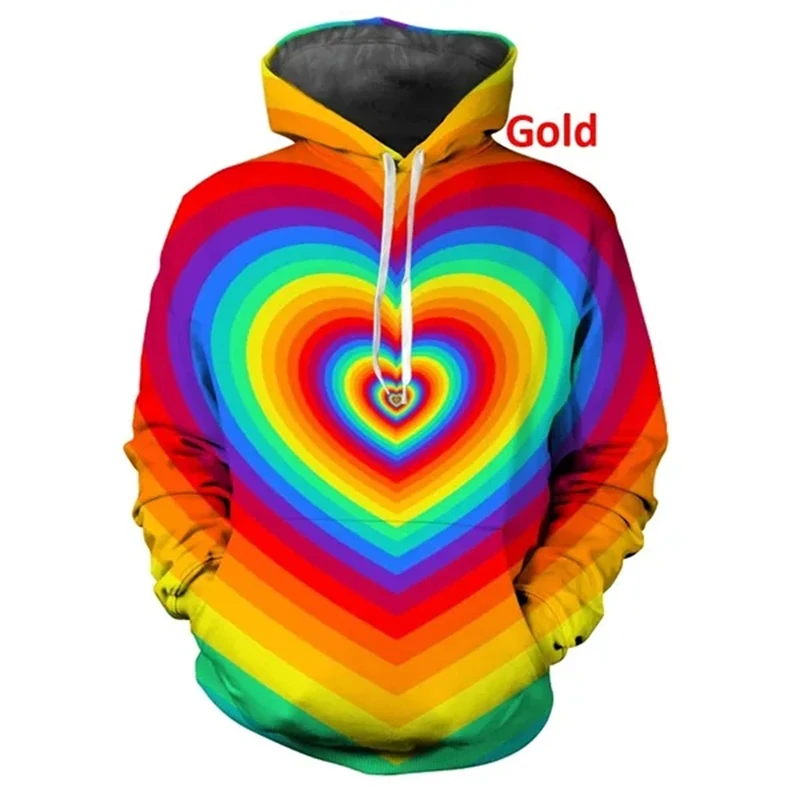 New Popular LGBT Rainbow Flag Lesbians Gays 3d Hoodies Pullover Fashion MenWomen Hoodie Casual Long Sleeve 3D Hooded Sweatshirts view 3