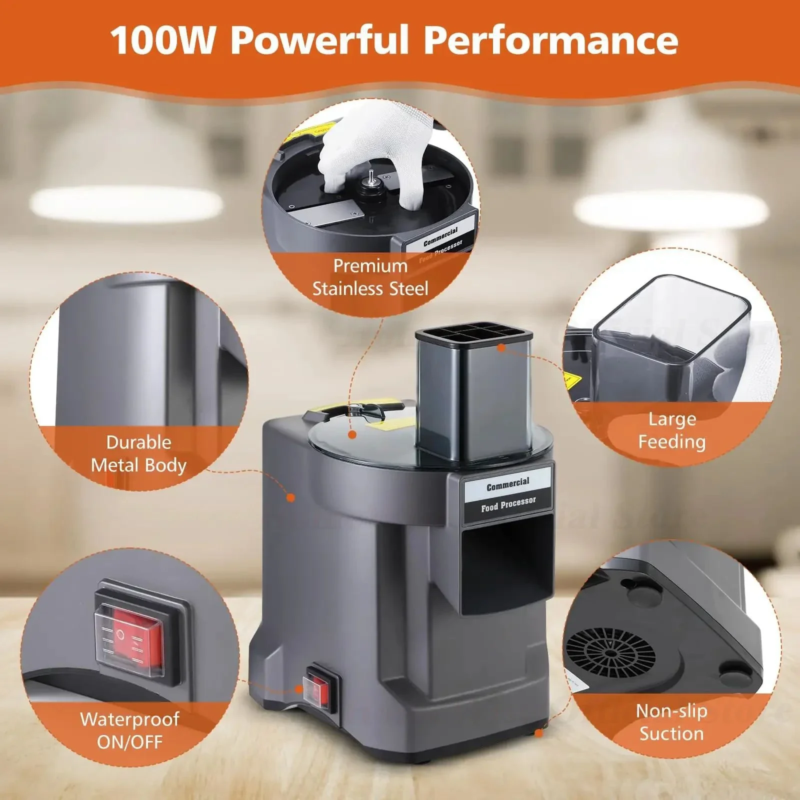 LX K8600 야채 커터 슬라이스 파쇄 다이싱 메이커 푸드 프로세서 3 블레이드 다기능 과일 커터