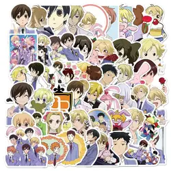 50Pcs Cartoon Ouran High School Host Club Graffiti Stickers Mobile Phone Skateboard Suitcase Water Cup Guitar Decorated Stciekr