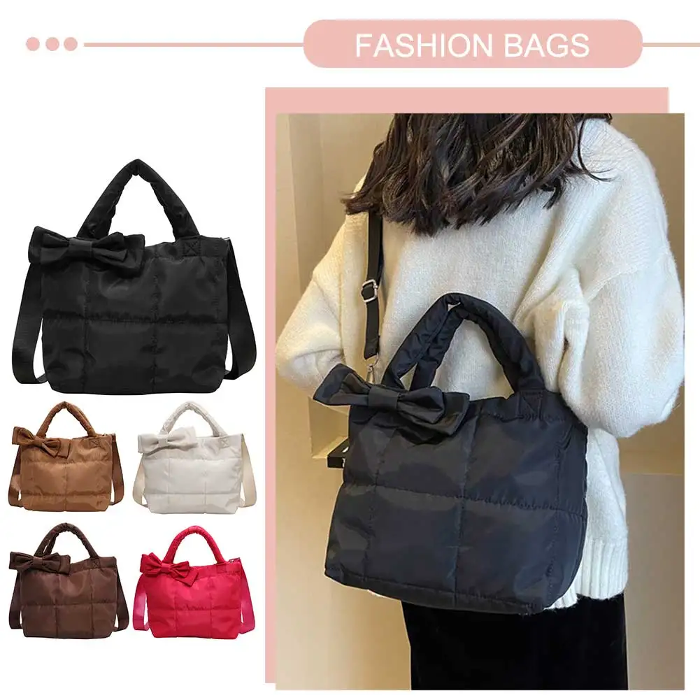 المرأة مبطن البخاخ حمل حقيبة تنوعا أسفل القطن المتشرد حقيبة كل مباراة حقيبة يد منتفخ حقيبة كروسبودي حقيبة تسوق #3