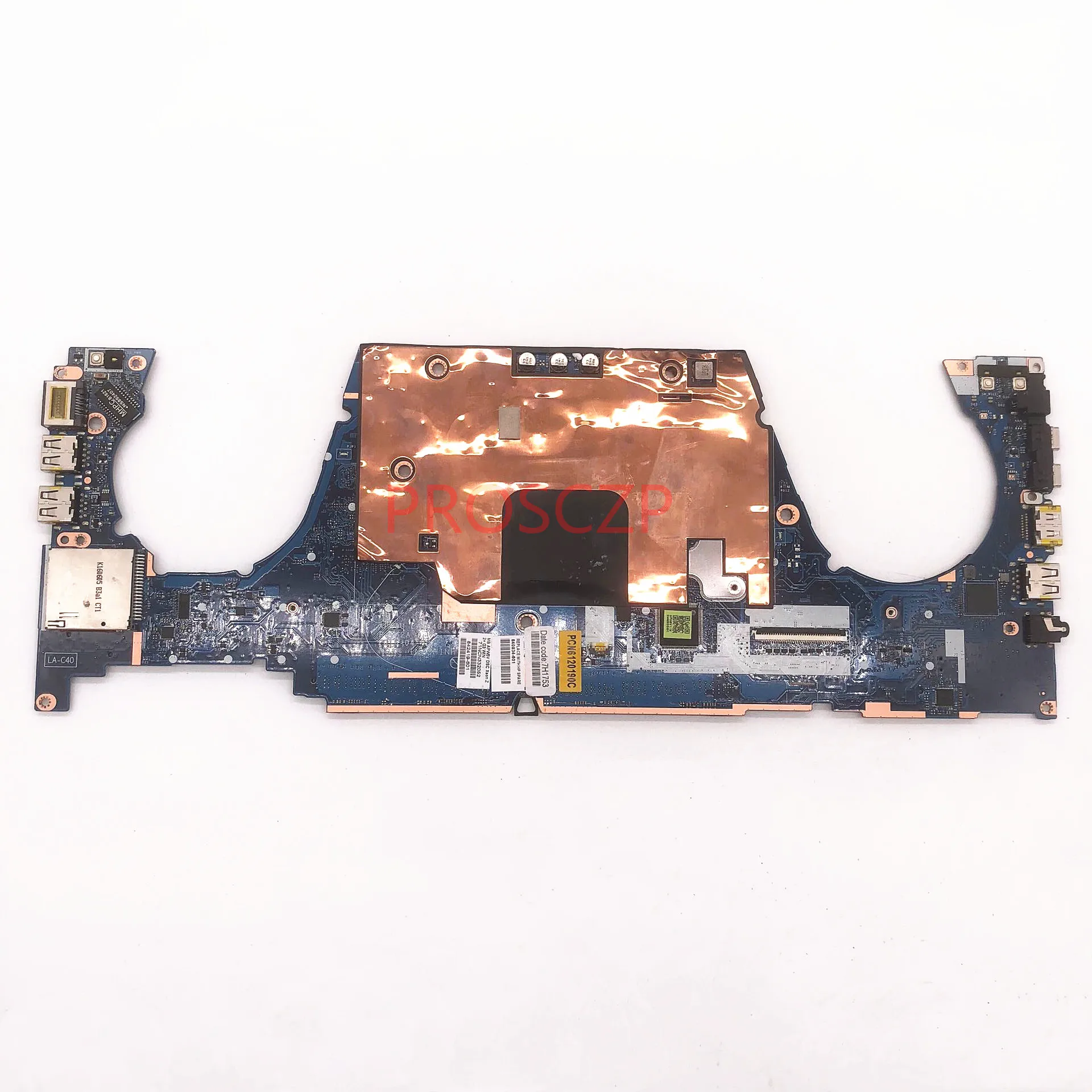 Placa base de ordenador portátil HP ZBOOK 15 G3, LA-C401P APW5U con E3-1545M, CPU V5, M1000M, 840934 probado, 840934-001, 601-842419, 601-100%