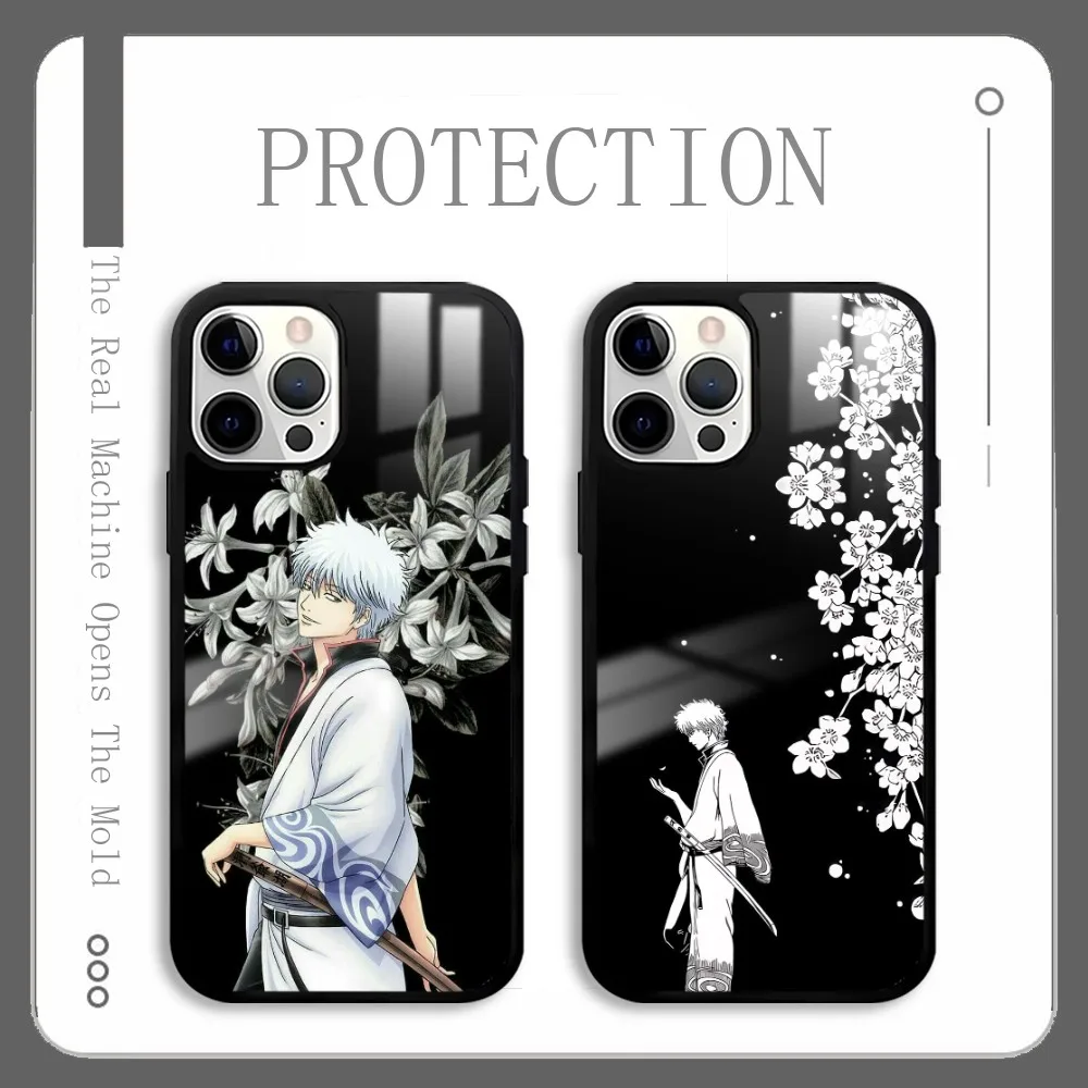 

Cool G-GintamaS Anime Phone Case For IPhone 16 15 14 13 12 11 Pro Xs Max Mini Plus Celulares Hard Funda