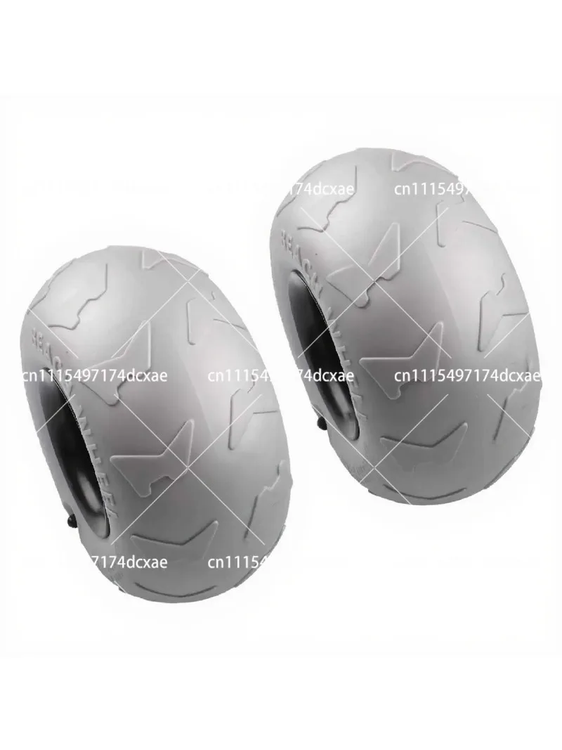 Heavy Duty Beach Trolley Wheel 205x115x12.5mm Replacement Tire for Kayaking Camping Cart