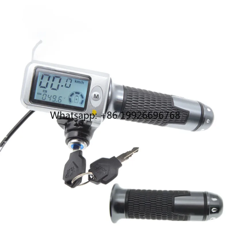 

Ручка газа для электросамоката 36В/48В/60В с ЖК-дисплеем, замком и индикатором заряда – Прочные аксессуары для электровелосипедов