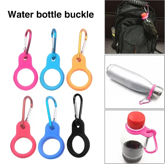 

Multi Functional Outdoor Silicone Sports Water Bottle Holder Kettle Hanging Buckle Portable Camping Hiking Buckle EDC Tool