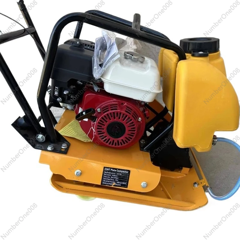 

High Quality Flat Compactor C90T 82kg Weight 6.5hp Power 15kN Force Manual Miniature Compactor
