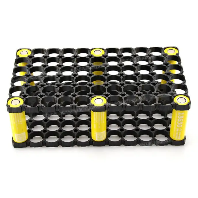 

30pcs/lot MasterFire 6*11 Cell 18650 Battery Spacer Radiating Shell Plastic Heat Holder Bracket Batteries Storage Box Brackets