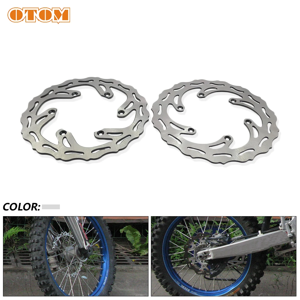 Motorcycle Accessories Front Rear Brake Disc Brake Rotor Disk For YAMAHA YZ125 YZ250 YZ250FX WR250F WR450F 2001-2018 250MM/245MM