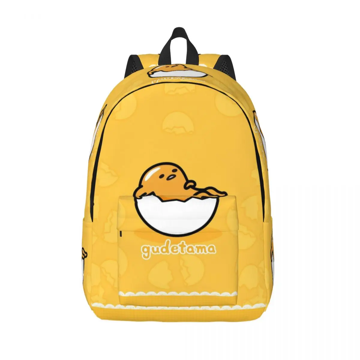 

Gudetama Cute Egg Cartoon Backpack for Boy Girl Kids Student School Bookbag Canvas Daypack Preschool Kindergarten Bag Travel
