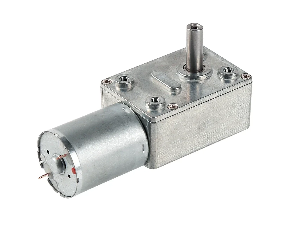 GW4632Y370 Worm Gear Right Angle DC 90 Degree Reduction Motor with Self-locking 6V12V24V