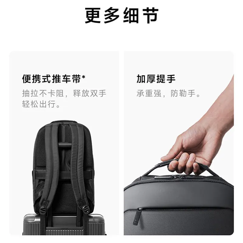 Xiaomi-Mochila De Negocios Mijia para hombre y mujer, bolsa de ordenador de gran capacidad, viaje de viaje, moda