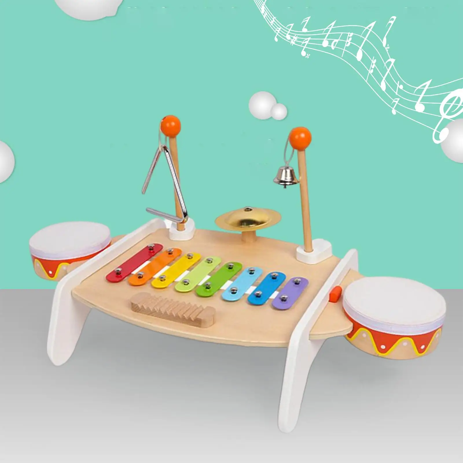 Portable Xylophone Toy Musical Instruments Sensory Musical Toy for Boys Kids