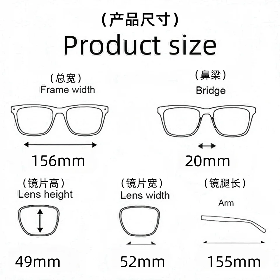 New Men Classic Large Frame Computer And Reading Myopia Optical Glasses Women Fashion Titanium Alloy Prescription Glasses Frame