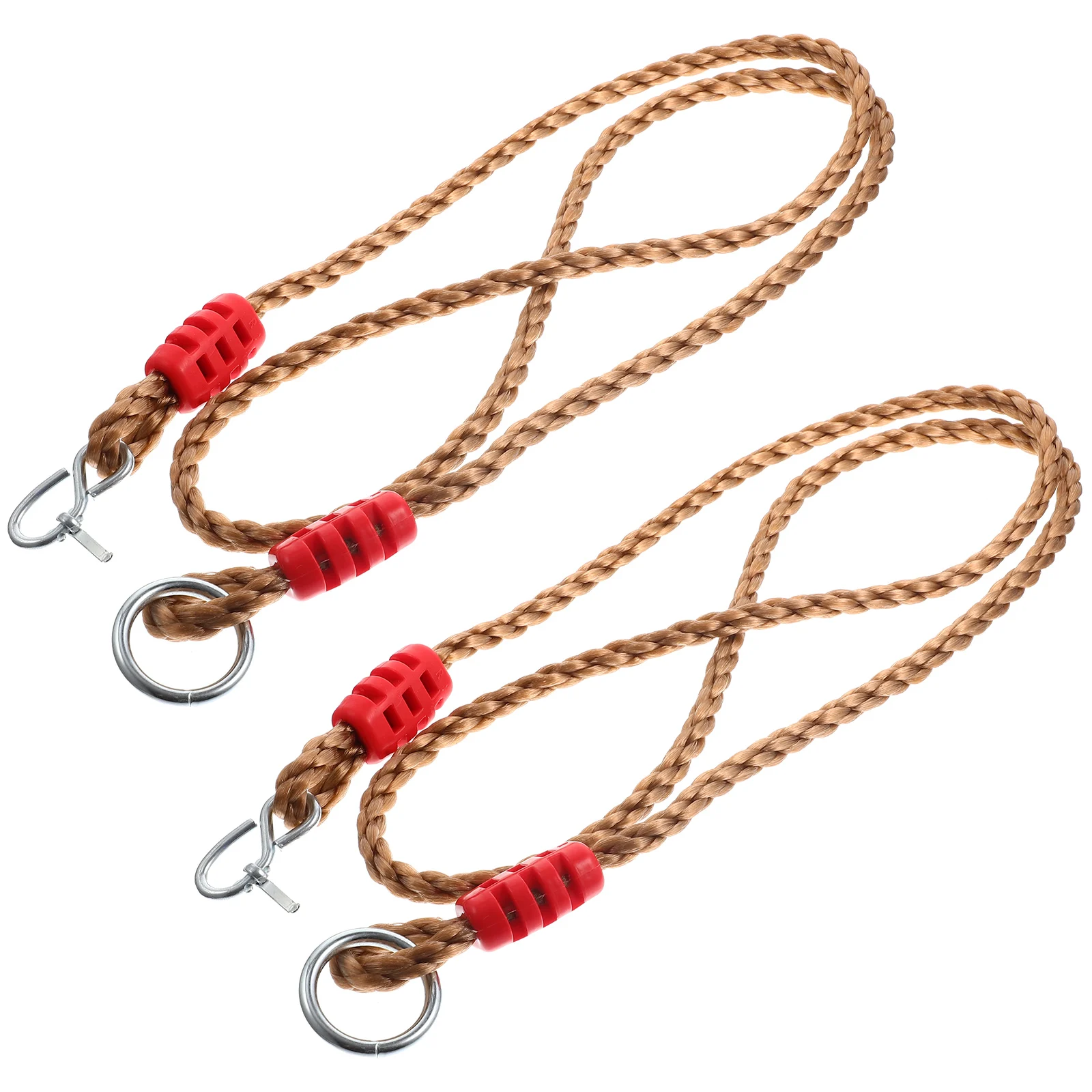 

2Pcs Adjustable Swing Rope for Trees Hammock Hanging Chair Straps Strong Nylon PE Child Kids Porch Swing Tree Branch