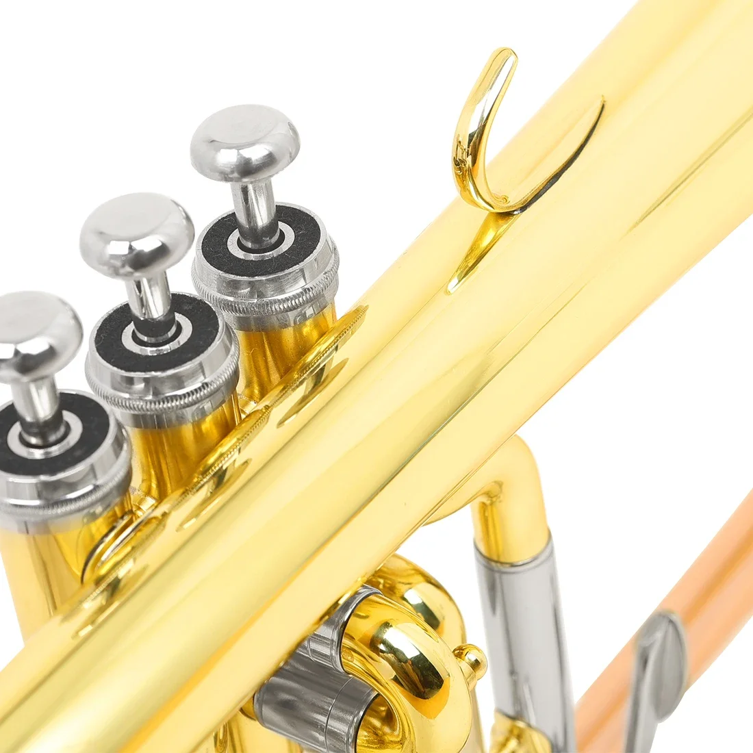 SLADE Flugelhorn النحاس الجسم الذهب ورنيش Bb Flugelhorns أداة نحاسية احترافية مناسبة للمبتدئين والأداءين