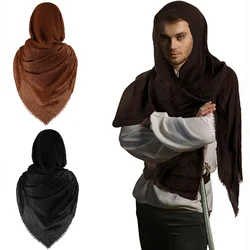 Medieval Renaissance Knight Cape Cloak Shoulder Half Cape Costume Pirate Scarf For Men Women Larp Cosplay Festivals