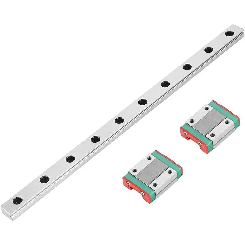 MGN12 12mm Linear Guide L=100 280 300 330 350 360 400 410 450 500 550+ 2PCS MGN12H or MGN12C Block for 3D Printers Upgrades CNC