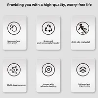 Imitation Marble Floor Tiles Waterproof Peel and Stick Self-Adhesive Wallpaper Wear-Resistant Non-Slip Decorative Floor Stickers 4