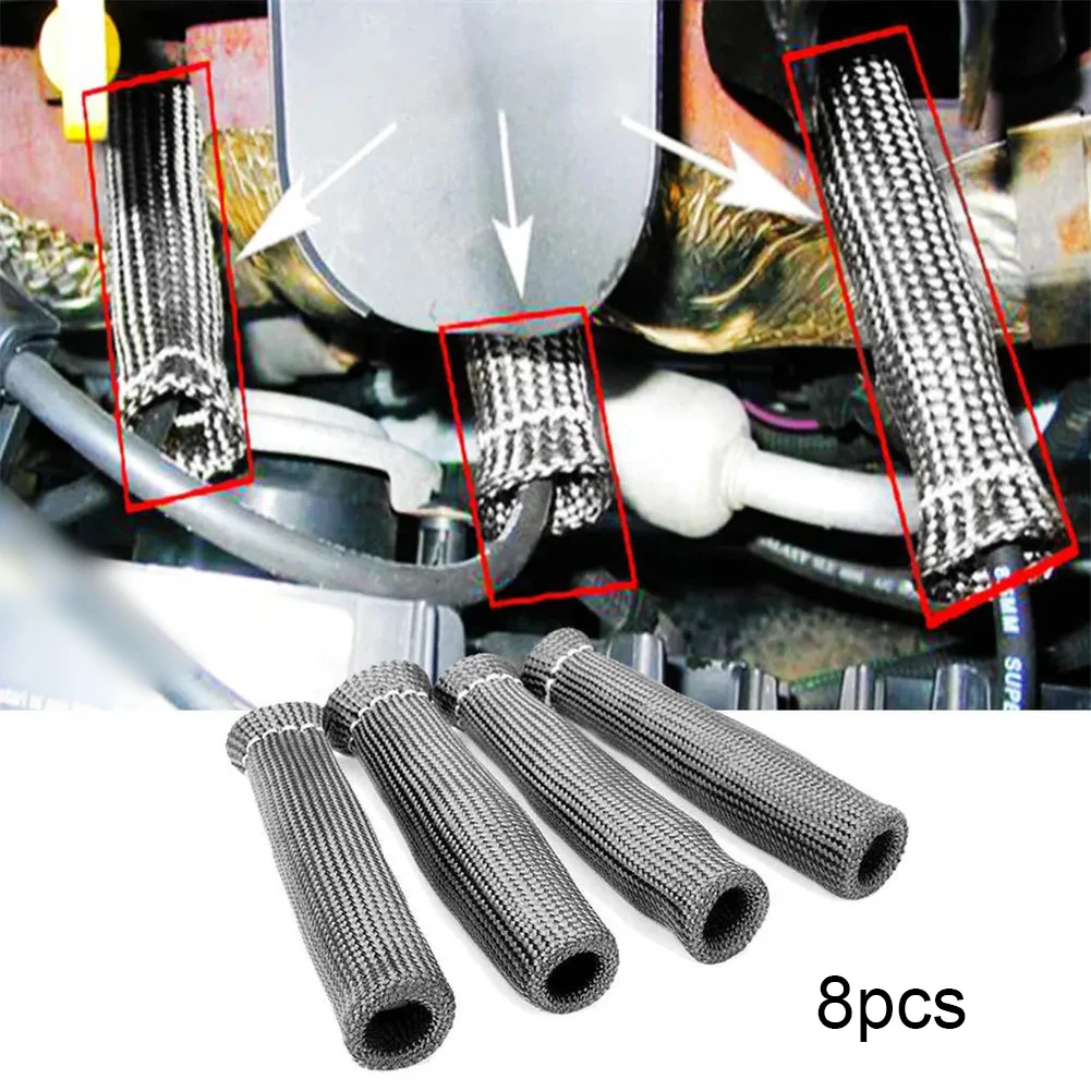 

High-Temperature Automotive Spark Wire Protection Cover Heat Insulation Hood Spark Wire Boots Protector Sleeve