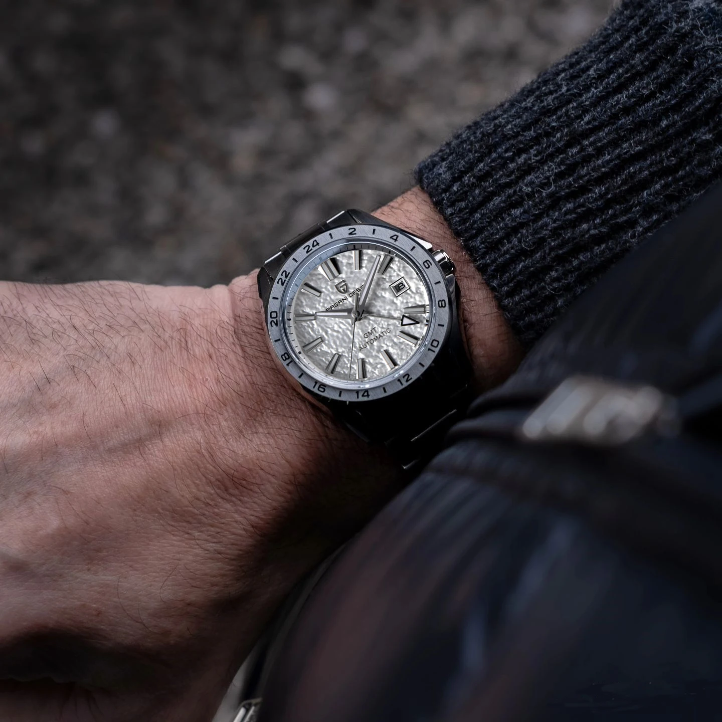 جديد PAGANI DESIGN 40 مللي متر ساعة ميكانيكية للرجال توب زجاج الياقوت GMT ساعة أوتوماتيكية للرجال 100 متر مقاومة للماء