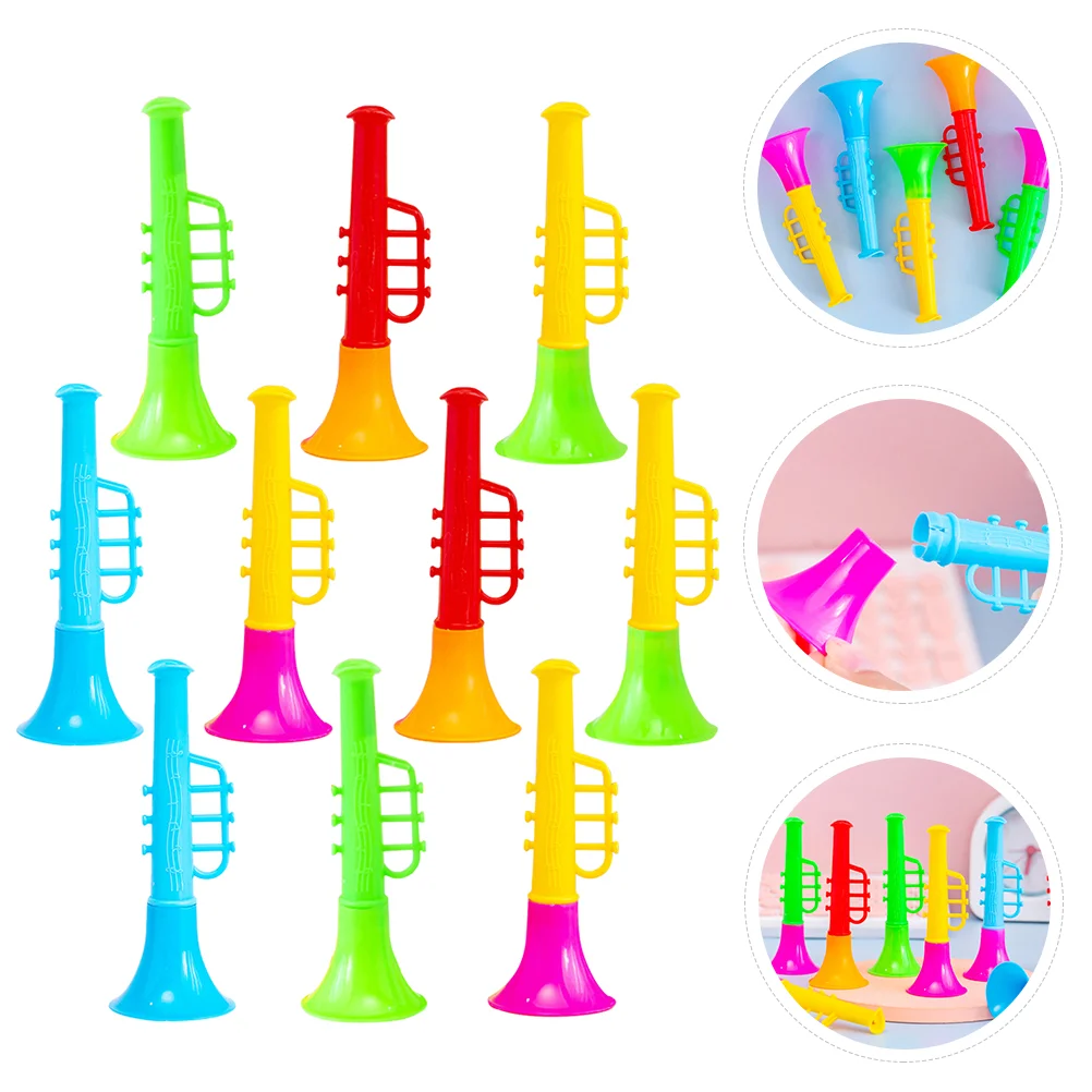 30 Pcs Fun Party Noisemaker Toys Trumpet for Toddlers Mini Instrument Plaything Small Abs Musical Instruments